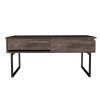 Hamburg TV Stand For TV¬¥s up 60", Four Legs, Three Open Shelves