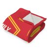 NBA Atlanta Hawks Dominion Personalized Silk Touch Sherpa Throw Blanket 50X60 Inches