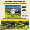 VEVOR Projector Screen, 120" 16:9, Manual Pull Up Projector Screen, Portable Floor-Rising Screen 4K/8K Ultra HDR