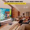 VEVOR Projector Screen, 120" 16:9, Manual Pull Up Projector Screen, Portable Floor-Rising Screen 4K/8K Ultra HDR