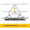Full Motion, Crafted Steel, Outdoor, TV Mount