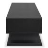 Black 3-Drawer TV Stand