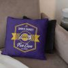 NBA Los Angeles Lakers Dominion Personalized Throw Pillow 18√ó18 Inches