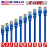 5 CORE Ethernet Cable 10 ft Long Cat 6 Computer Internet Patch Cord High Speed WiFi RJ45 for Gaming Indoor Outdoor Use - ET 10FT BLU