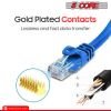 5 CORE Ethernet Cable 10 ft Long Cat 6 Computer Internet Patch Cord High Speed WiFi RJ45 for Gaming Indoor Outdoor Use - ET 10FT BLU