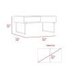 Hamburg TV Stand For TV¬¥s up 60", Four Legs, Three Open Shelves