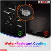 5 Core Large RGB Gaming Mouse Pad Extended Soft Gaming LED Mouse Pad 31.5x11.8 5 Inch with 12 Lighting Modes Stitched Edges and Non-Slip Rubber Base O