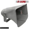 5 CORE 8" x 16" Outdoor PA Horn Speaker Loudspeaker 40 Watt RMS 8 Ohm Commercial Paging Megaphone Driver Horn Loud Sound Waterproof Vehicle Siren SUH-