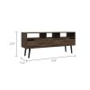Hamburg TV Stand For TV¬¥s up 60", Four Legs, Three Open Shelves