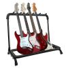 5 Core Guitar Rack 5 Slot Multi Guitar Stand Five Display Floor Stand Safe Storage Foldable Portable for Electric Acoustic Flying V Guitars - GRack 5N