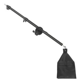 SH Photo Studio Kit Light Stand Cross Arm With Weight Bag Photo Studio Accessories Extension Rod 53 -133CM Or 75-135CM Optional (Color: Boom Arm)