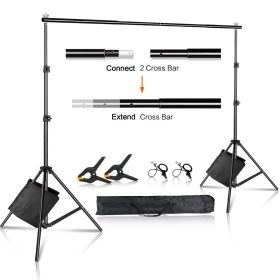 Background Photography Stand Baby Decoration School Photographic Backdrop Party Accessories Backgrounds Studio Photo Fabric Kits (Color: Telescopic with bag, Size (mm): 2600x3000)