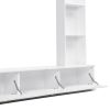 ON-TREND Large Wall Unit Entertainment Center with Bookshelves for TVs Up to 78'', Modern TV Console with Cabinets and Open Shelves