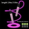 Jump Rope; Glowing Skipping Rope; Silicone Handles Fast Speed LED Light Up Rope Without Tangles; For Basic Jumping Training; Workouts; Fitness