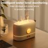 200ml Flame Humidifier Three Color LED Light Air Humidifier Smart Timing Electric Aromatherapy Diffuser Simulation Fire Effect