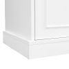 ON-TREND Large Wall Unit Entertainment Center with Bookshelves for TVs Up to 78'', Modern TV Console with Cabinets and Open Shelves