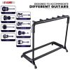 5 Core Guitar Rack 5 Slot Multi Guitar Stand Five Display Floor Stand Safe Storage Foldable Portable for Electric Acoustic Flying V Guitars - GRack 5N