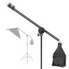 SH Photo Studio Kit Light Stand Cross Arm With Weight Bag Photo Studio Accessories Extension Rod 53 -133CM Or 75-135CM Optional