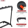 5 Core Guitar Rack 5 Slot Multi Guitar Stand Five Display Floor Stand Safe Storage Foldable Portable for Electric Acoustic Flying V Guitars - GRack 5N